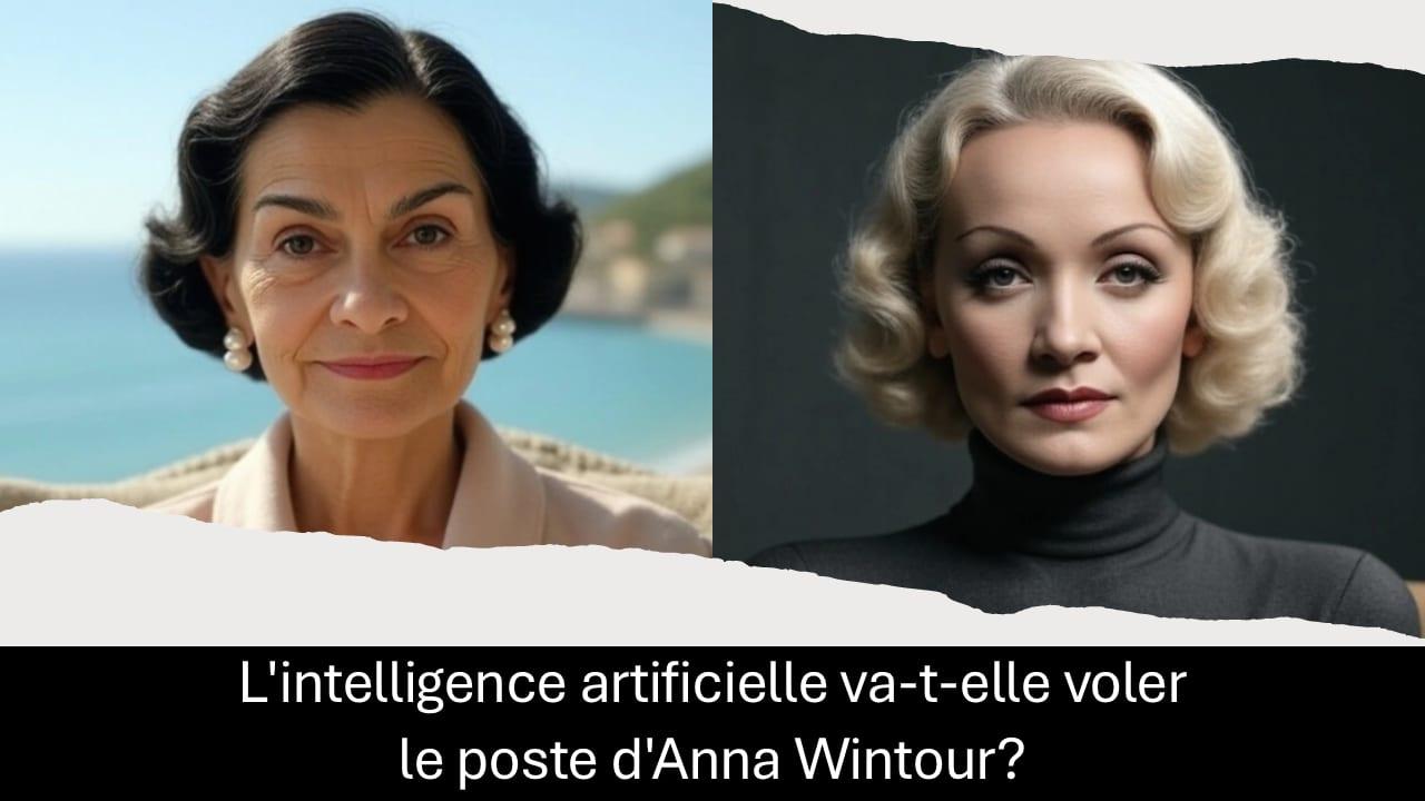 L'intelligence artificielle va-t-elle le voler le poste d'Anna Wintour ?
