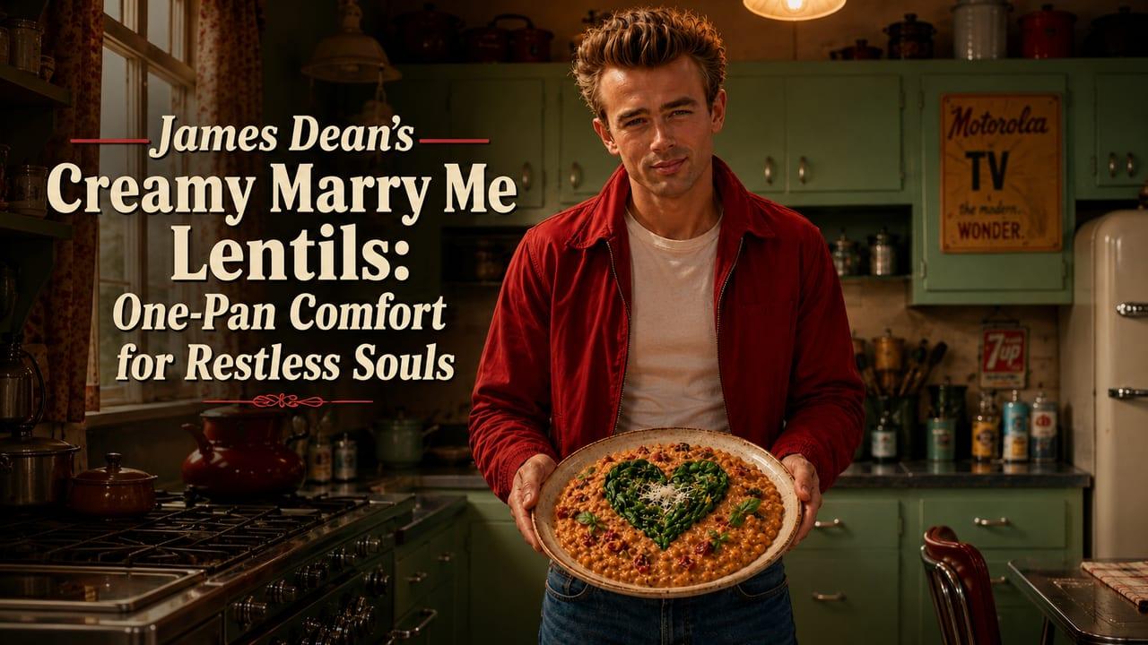 James Dean's Creamy Marry Me Lentils