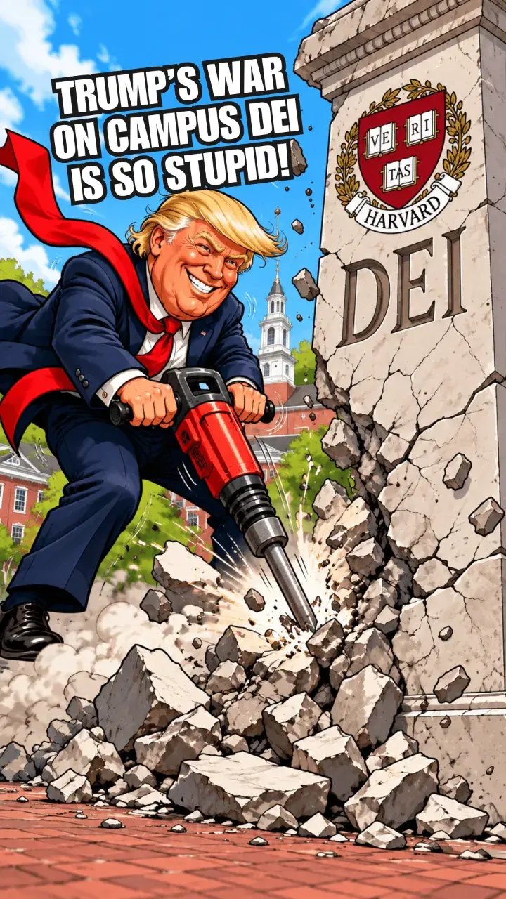 Eleanor Roosevelt — Eleanor Roosevelt is livid with Trump's war on campus DEI programs!