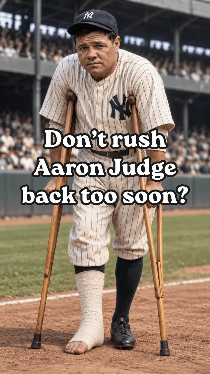 Babe Ruth — Babe Ruth’s Pinstripe Warning: Don’t Rush Aaron Judge Back Too Soon