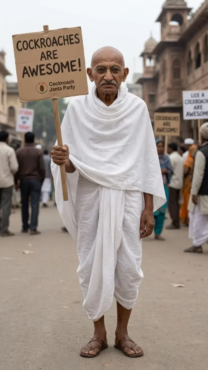 Mahatma Gandhi — Why India’s Youthful "Cockroaches" Demand a Soulful Reform in Education