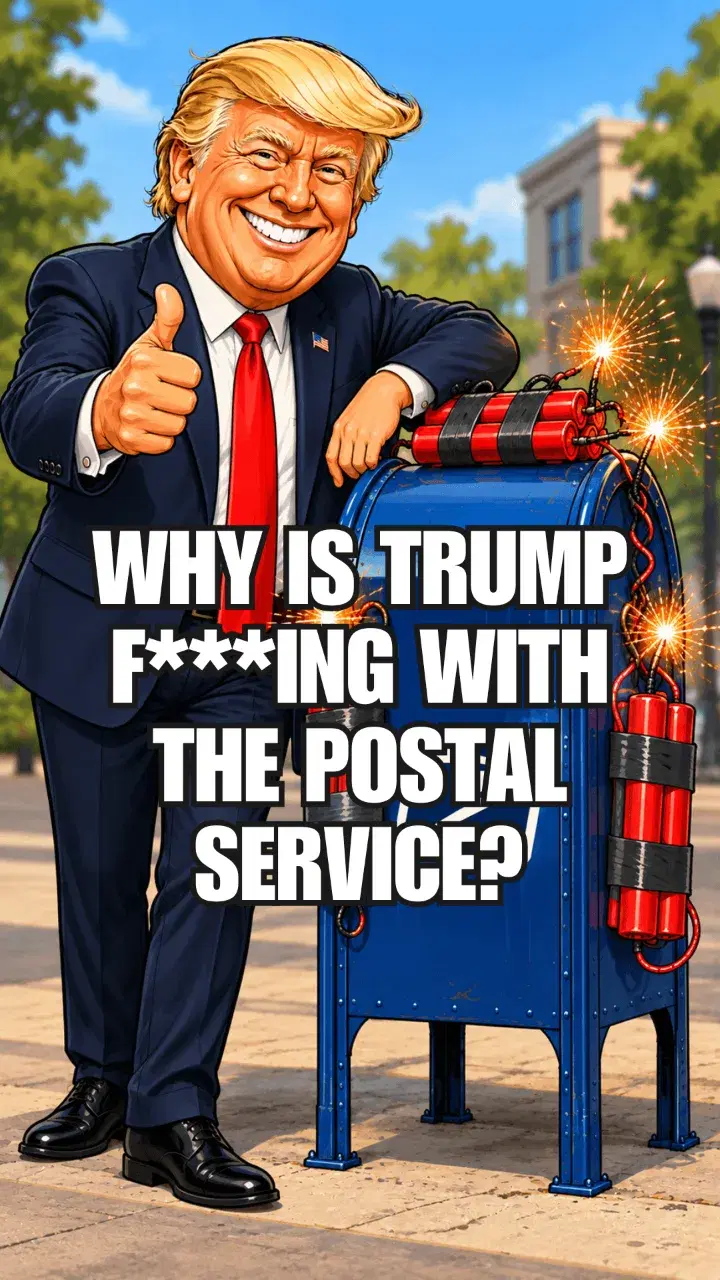 John F. Kennedy — JFK wants to know: why is Trump f***king with the Postal Service?